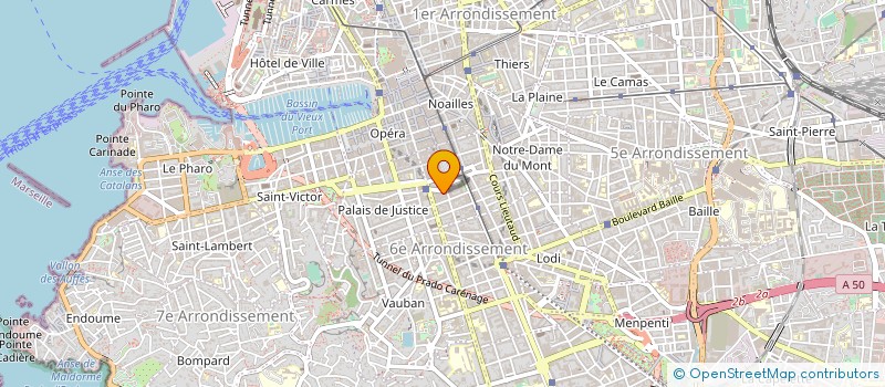 localisation de l'entreprise CABINET GROUPE D'AVOCATS MLF à MARSEILLE