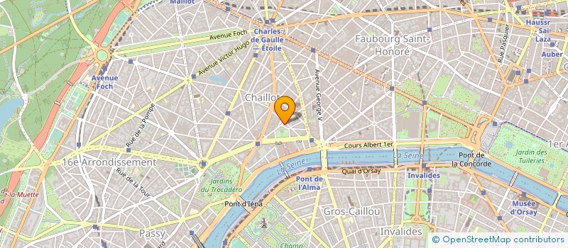 localisation de l'entreprise CABINET GROUPE LECLERE PAVAGEAU CRESSEAUX à PARIS