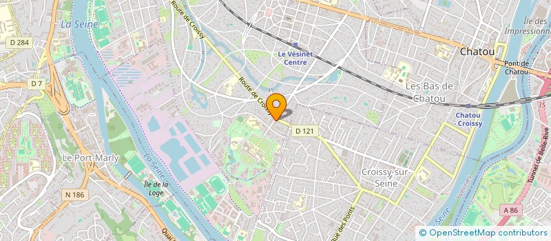 localisation de l'entreprise CABINET GROUPEMENT ASSURANCES  LE VESINET