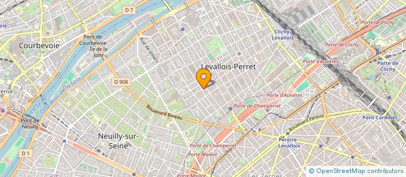 localisation de l'entreprise CABINET GUEDJ EXPERTISE & DEVELOPPEMENT à CLICHY