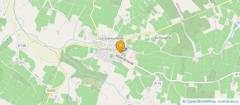 localisation de l'entreprise CABINET GUERIN  GENSAC