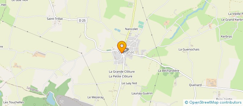 localisation de l'entreprise CABINET GUILLAUME LE CAM à SEVIGNAC