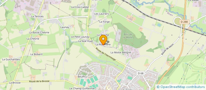 localisation de l'entreprise CABINET GUILLEMOT  L'HERMITAGE