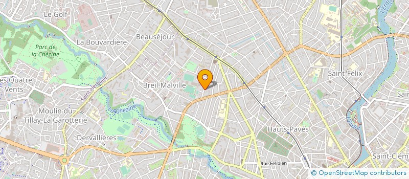 localisation de l'entreprise CABINET GUILLOTIN à NANTES