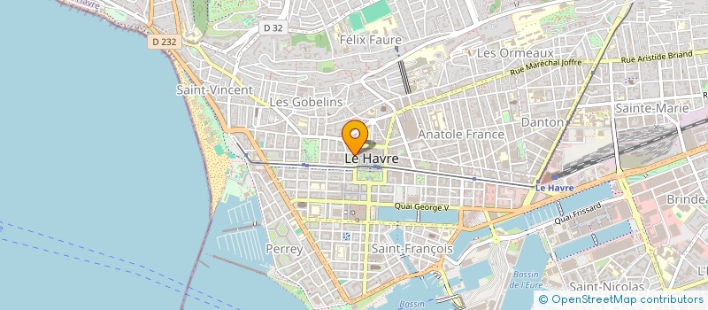 localisation de l'entreprise CABINET GUILLOTTE à LE HAVRE