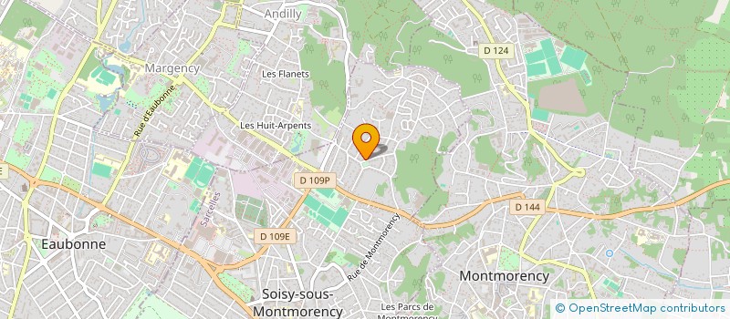 localisation de l'entreprise CABINET GUITART  SOISY-SOUS-MONTMORENCY