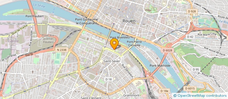 localisation de l'entreprise CABINET GUY HANOT à ROUEN