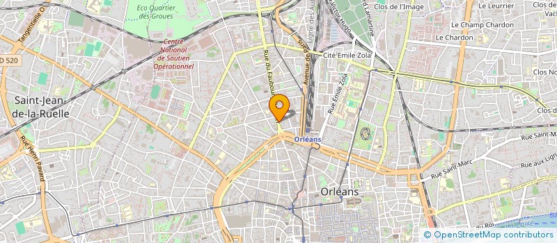 localisation de l'entreprise CABINET H. VIALARD ET COMPAGNIE à ORLEANS