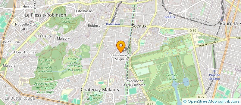 localisation de l'entreprise CABINET HALIM à CHATENAY-MALABRY