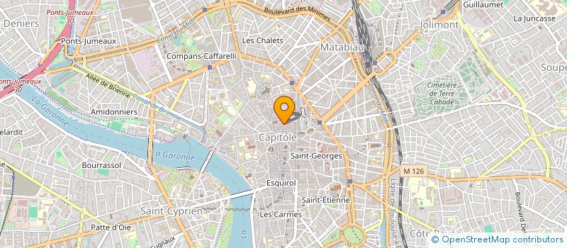 localisation de l'entreprise CABINET HARMONIE  TOULOUSE