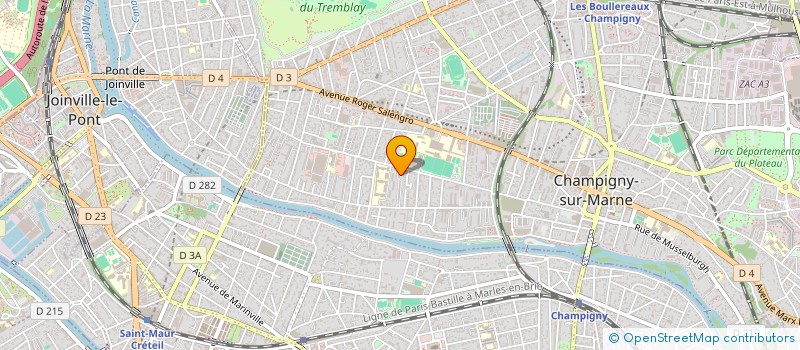 localisation de l'entreprise CABINET HECQUET à CHAMPIGNY-SUR-MARNE
