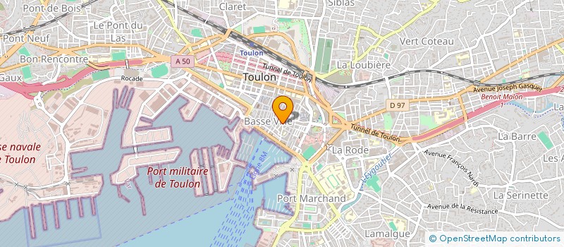 localisation de l'entreprise CABINET HELME SOCIETE EN NOM COLLECTIF à TOULON
