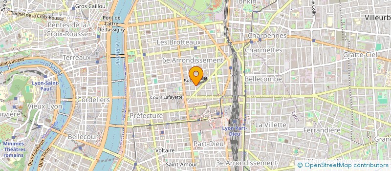 localisation de l'entreprise CABINET HENRI ROCHE  LYON