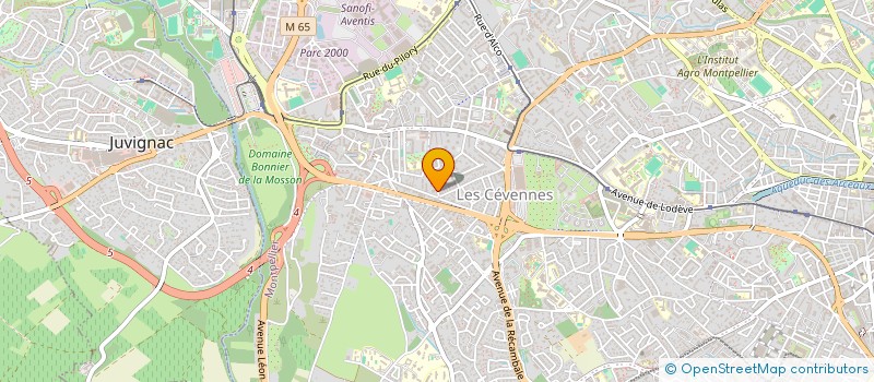 localisation de l'entreprise CABINET HERTA à MONTPELLIER