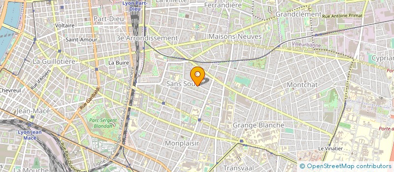 localisation de l'entreprise CABINET HERVE GAY  LYON