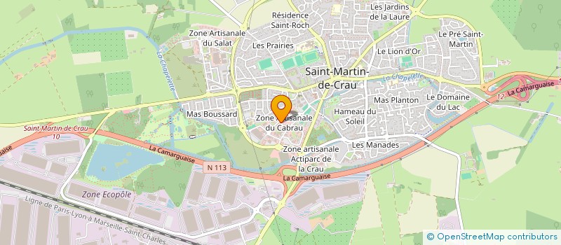 localisation de l'entreprise CABINET HESPANHA à SAINT-MARTIN-DE-CRAU