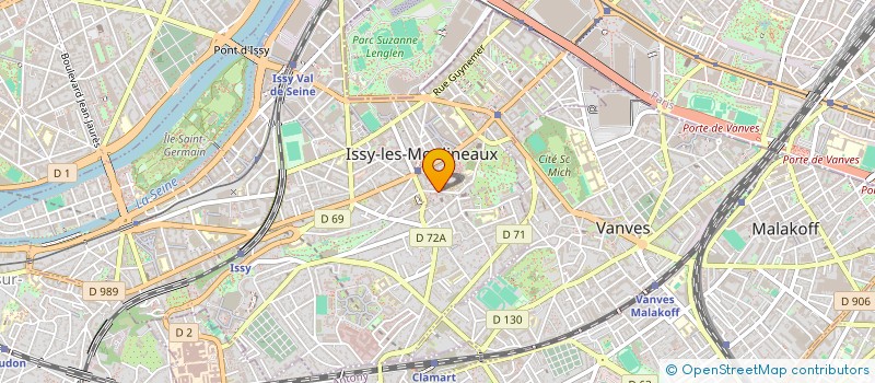 localisation de l'entreprise CABINET HEUSSE  ISSY-LES-MOULINEAUX