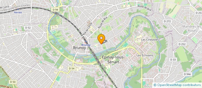 localisation de l'entreprise CABINET HGP  BRUNOY