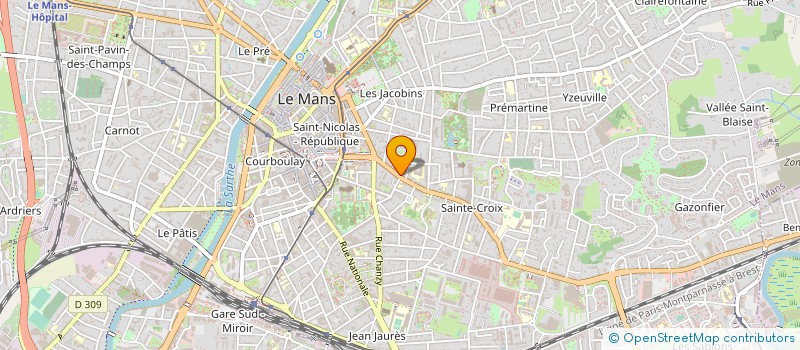 localisation de l'entreprise CABINET HOREAU  LE MANS