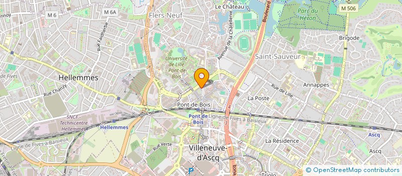localisation de l'entreprise CABINET HORIZON CONSULTING  VILLENEUVE-D'ASCQ
