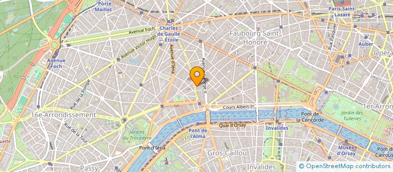 localisation de l'entreprise CABINET HUBLE ET ASSOCIES  PARIS