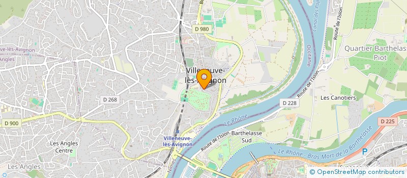 localisation de l'entreprise CABINET HUDAULT à VILLENEUVE-LES-AVIGNON