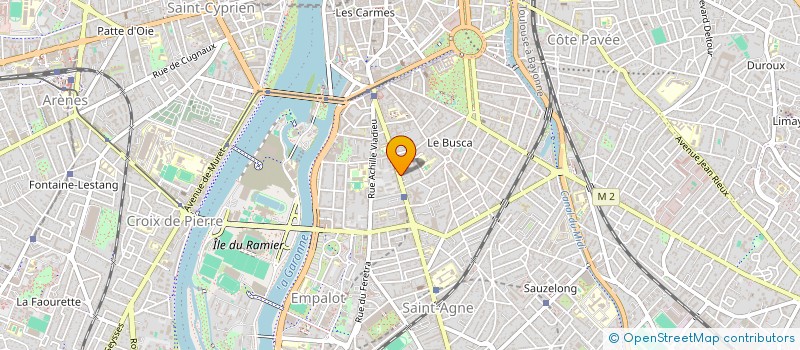 localisation de l'entreprise CABINET HUGUENARD  TOULOUSE