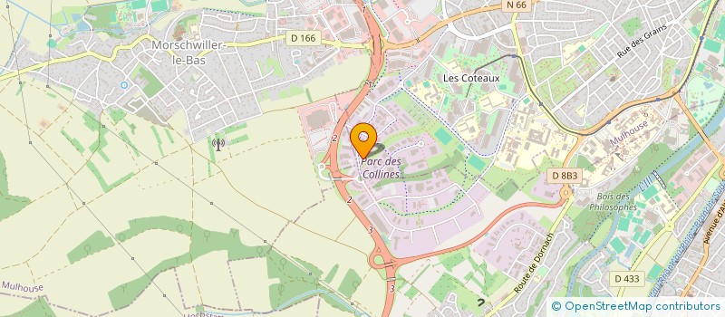 localisation de l'entreprise CABINET HUNCKLER à MULHOUSE