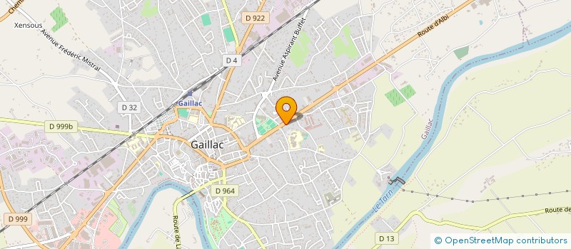 localisation de l'entreprise CABINET IBANEZ FALIPOU EXPERT COMPTABLES  GAILLAC