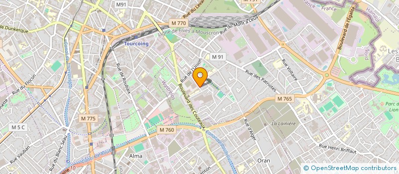 localisation de l'entreprise CABINET IDEL  WATTRELOS