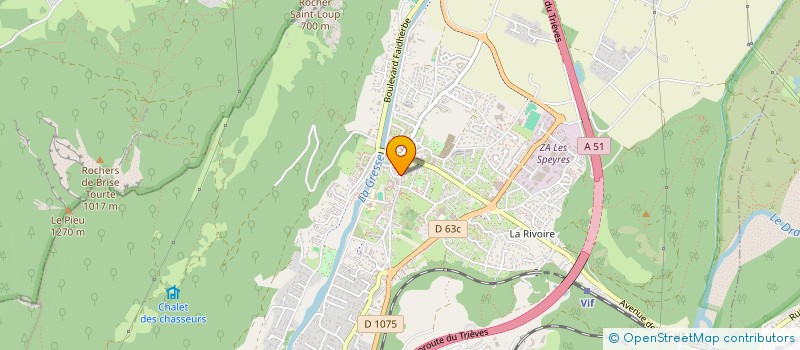 localisation de l'entreprise CABINET IDEL CHAMPOLLION  VIF