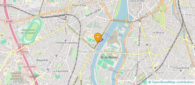 localisation de l'entreprise CABINET IMMOBILIER ARAUD à TOULOUSE