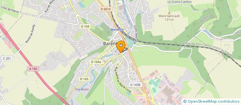 localisation de l'entreprise CABINET IMMOBILIER BARENTINOIS à BARENTIN