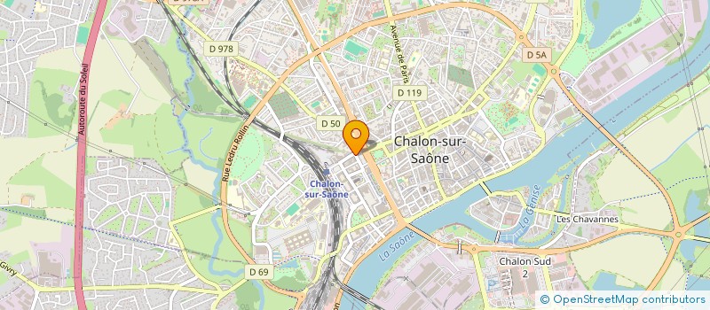 localisation de l'entreprise CABINET IMMOBILIER BOULET CIB à CHALON-SUR-SAONE