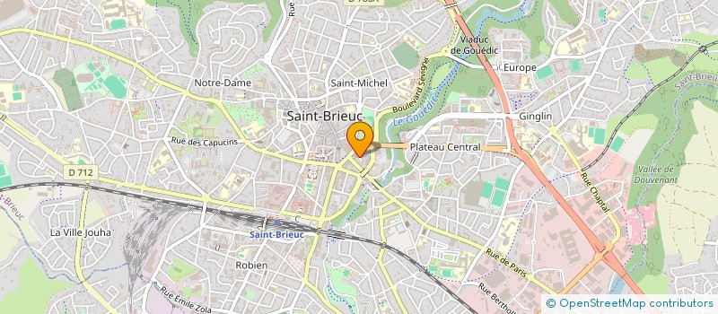 localisation de l'entreprise CABINET IMMOBILIER COMMERCIAL BRETAGNE à SAINT-BRIEUC