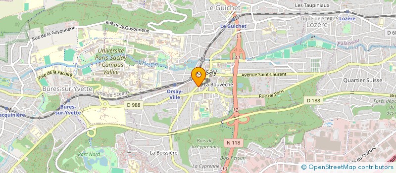 localisation de l'entreprise CABINET IMMOBILIER D ORSAY à ORSAY