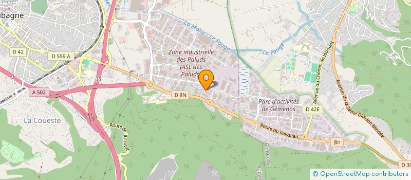localisation de l'entreprise CABINET IMMOBILIER DE PROVENCE à AUBAGNE