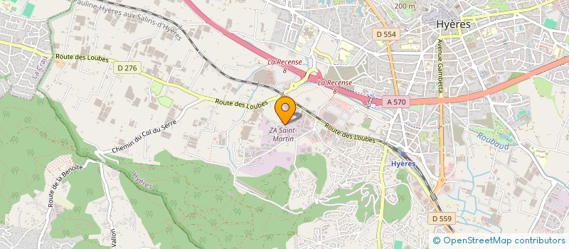 localisation de l'entreprise CABINET IMMOBILIER DE ZORZI à HYERES