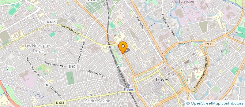 localisation de l'entreprise CABINET IMMOBILIER DELSAUX  TROYES