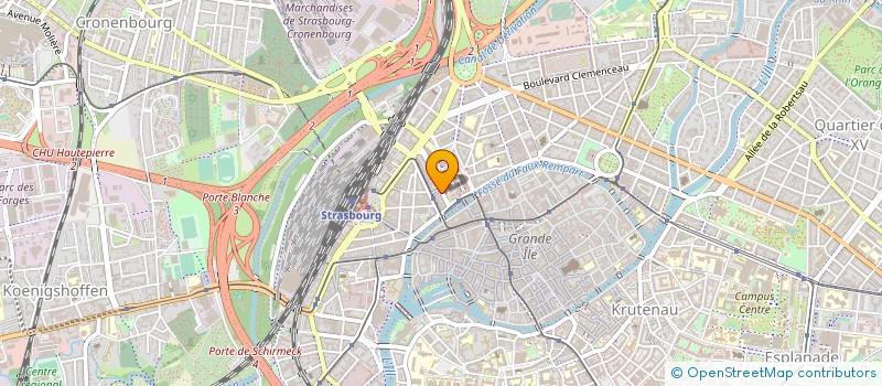 localisation de l'entreprise CABINET IMMOBILIER DROMSON à STRASBOURG
