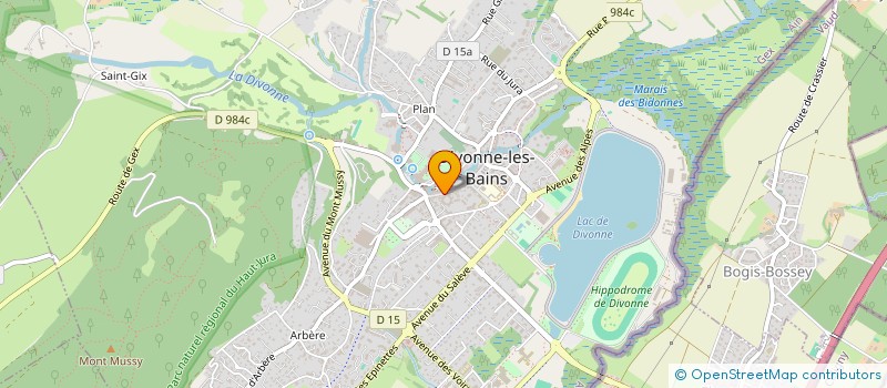 localisation de l'entreprise CABINET IMMOBILIER GESSIEN à DIVONNE-LES-BAINS