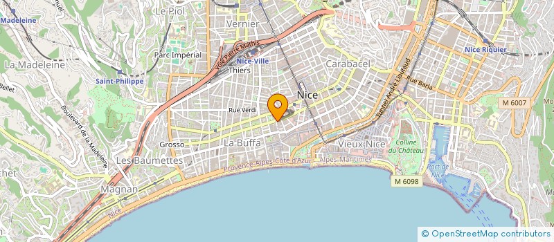 localisation de l'entreprise CABINET IMMOBILIER LA NATIONALE à NICE