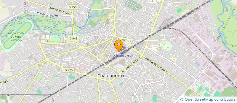 localisation de l'entreprise CABINET IMMOBILIER LEPEE à CHATEAUROUX