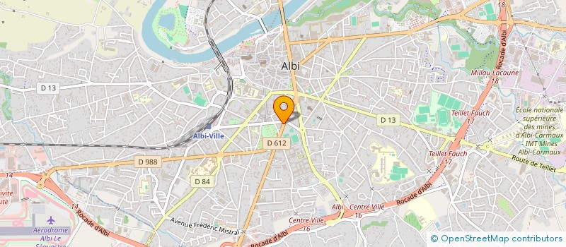 localisation de l'entreprise CABINET IMMOBILIER NOUALS ET BINEL à ALBI