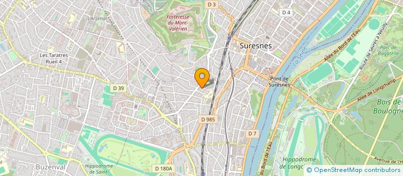localisation de l'entreprise CABINET IMMOBILIER PASCAUD à SURESNES