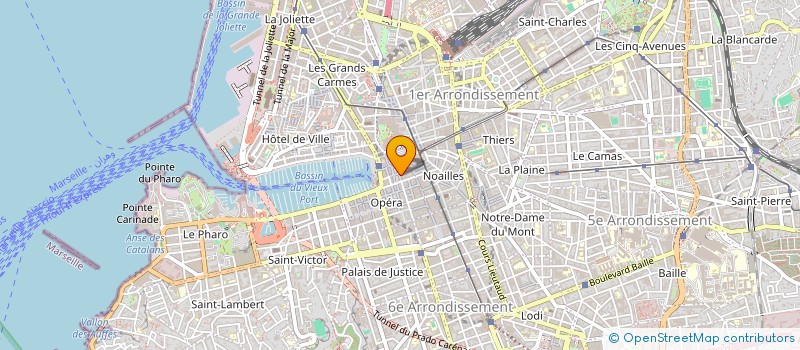 localisation de l'entreprise CABINET IMMOBILIERE DE LA BOURSE à MARSEILLE