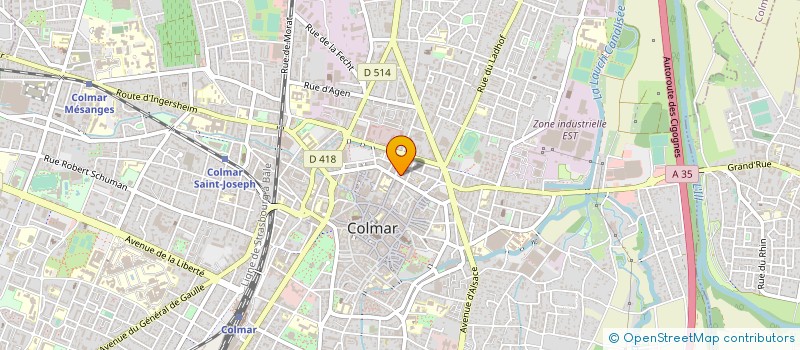 localisation de l'entreprise CABINET IMMOREN  COLMAR