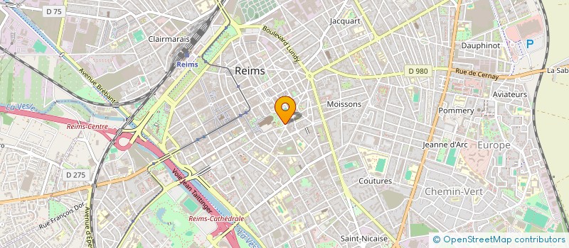 localisation de l'entreprise CABINET IN VINO VIVA & TERRA à REIMS