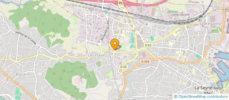 localisation de l'entreprise CABINET INDEPENDANT D'EXPERTISES AUTOMOBILE  LA SEYNE-SUR-MER