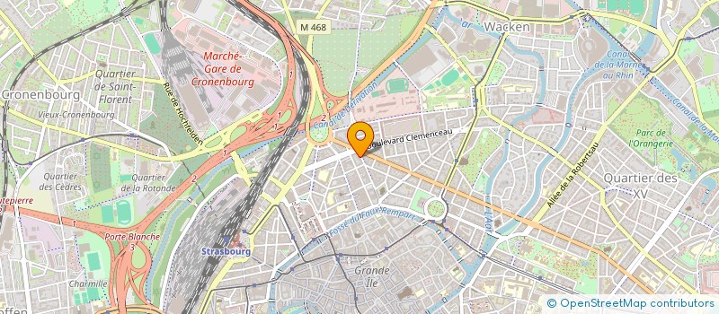 localisation de l'entreprise CABINET INFANTES BUFFLER  STRASBOURG